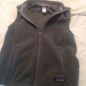 Patagonia grey polyester vest never worn