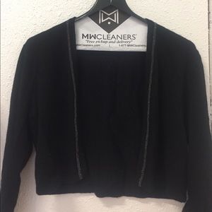 Black cashmere sweater