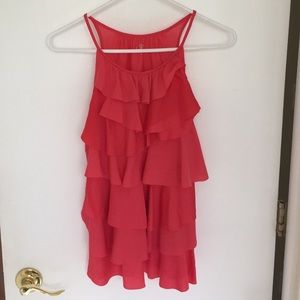 Ann Taylor loft ruffle blouse