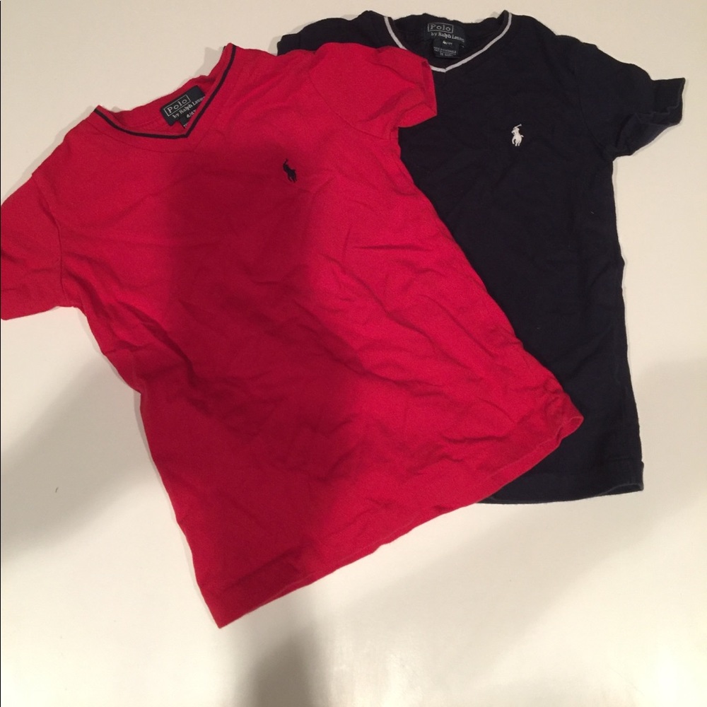 2 Ralph Lauren V- neck T- Shirts