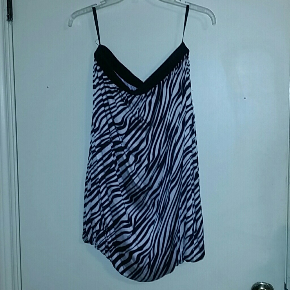 Cute Bebe Zebra sleeveless  top