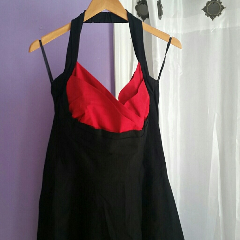 Torrid Halter-strap retro dress