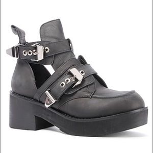 Jeffrey Campbell Coltrane cut out boots