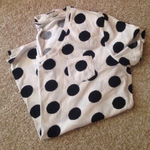 LOFT Polka Dot Tee