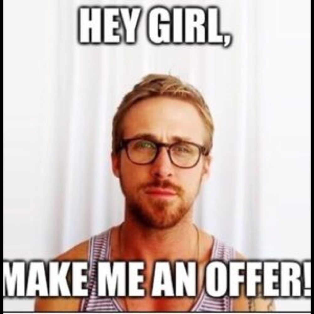 Make me an offer on any item in my closet!!