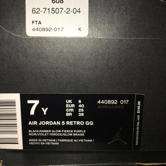 Jordan 5 - Picture 2 of 2