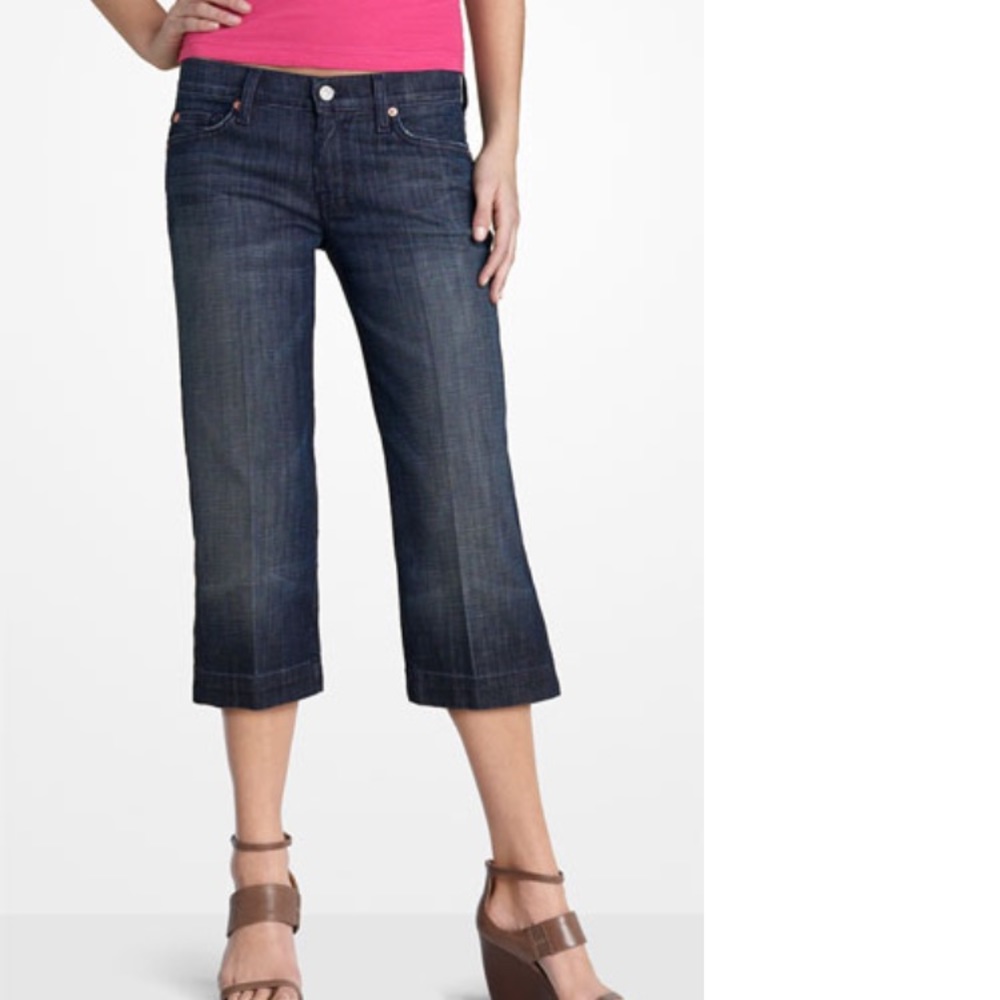 7 for all Mankind dojo crop