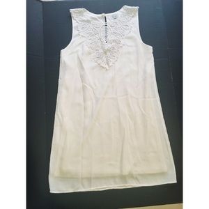 White shift dress perfect for graduation!!!