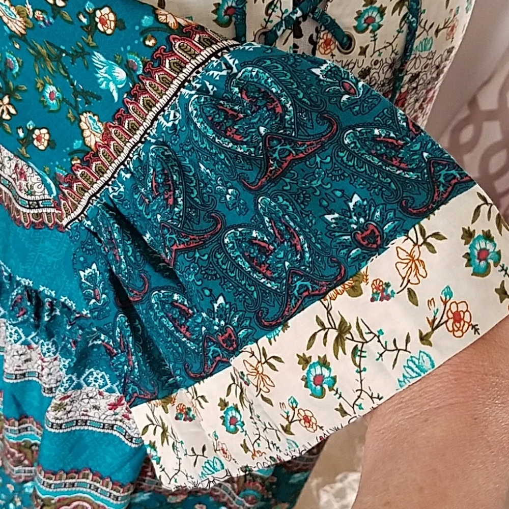 FLORAL BOHO DRESS - Picture 6 of 7