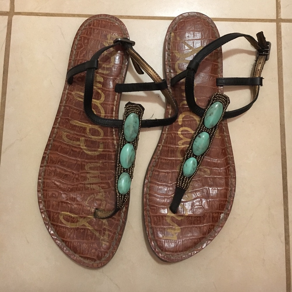 Sam Edelman turquoise sandals