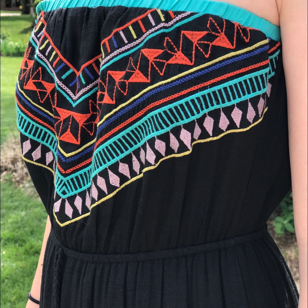 Strapless Maxi Dress, Flying Tomato🍅