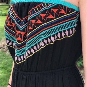 Strapless Maxi Dress, Flying Tomato🍅