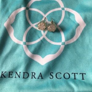 Kendra Scott crystal studs with gold hardware
