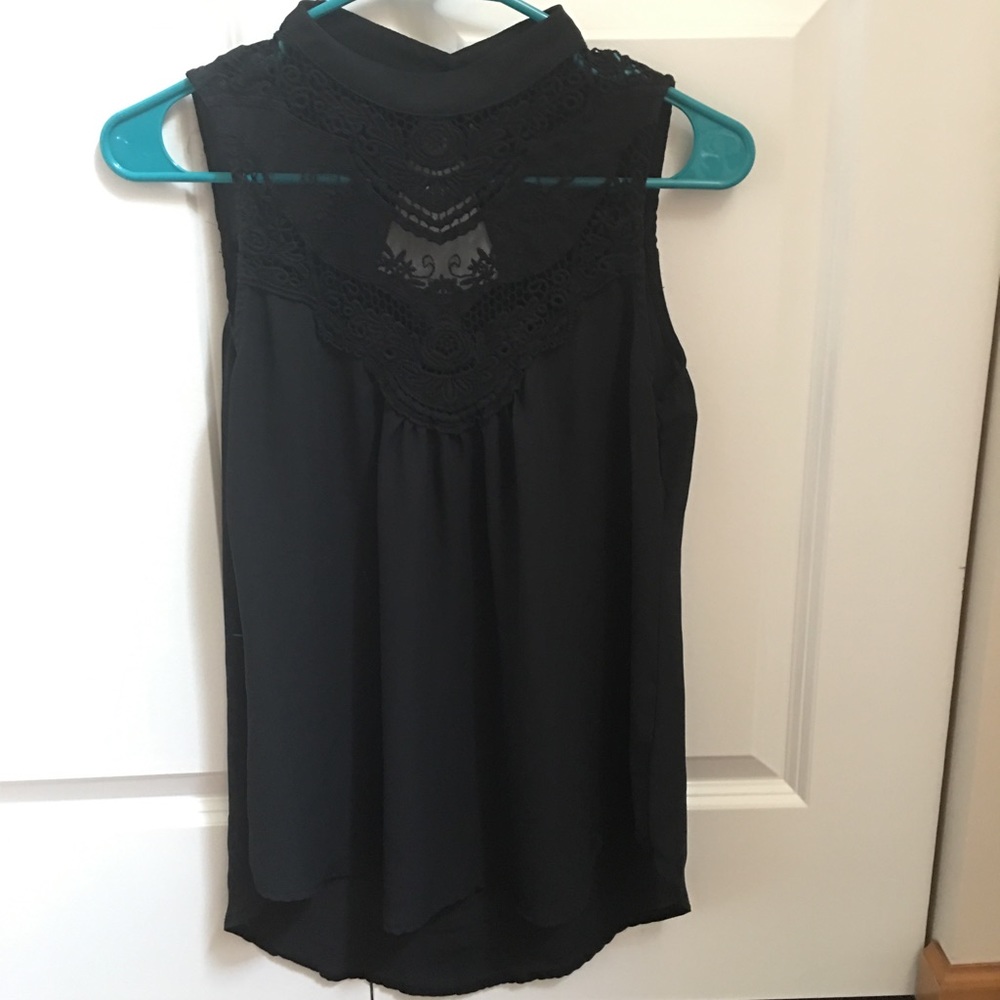 High neckline top