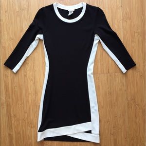 Black and white dress