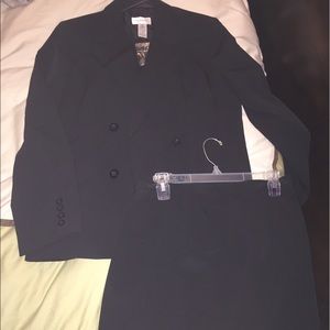 Chadwick's black 3-piece suit