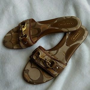New Coach sandal slides