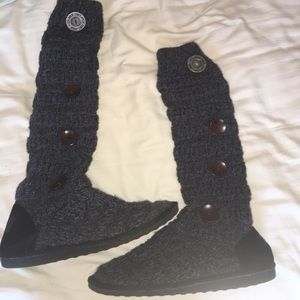 Tall Muk Luk Knitted Boots