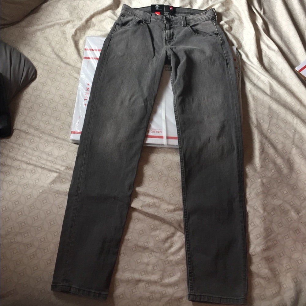 NWT gray with fade look jeans