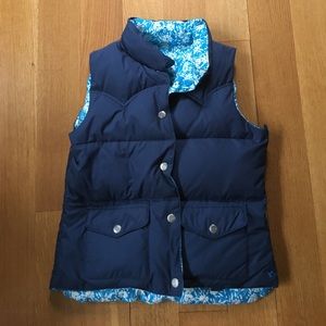 reversible puffy vest
