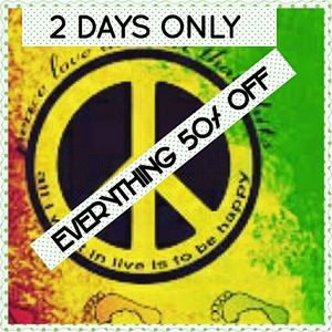 Buy 1 get 50%off 2nd item