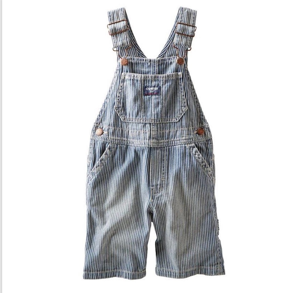 Osh kosh stripe overalls