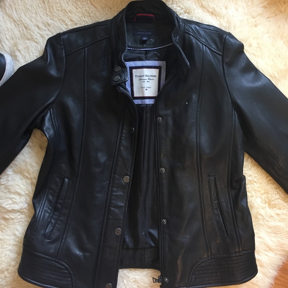 Tommy Hilfiger Genuine Leather Jacket
