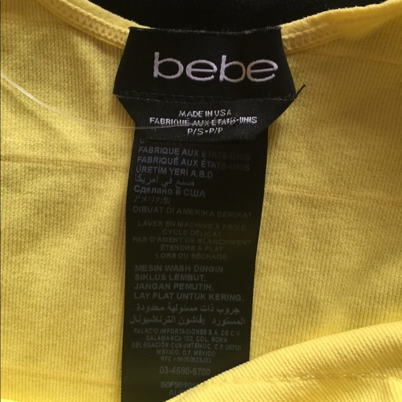 Bebe yellow dress -SOLD- - Picture 2 of 3
