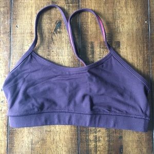 Lululemon eggplant sports bra