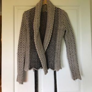 Jacket with belt