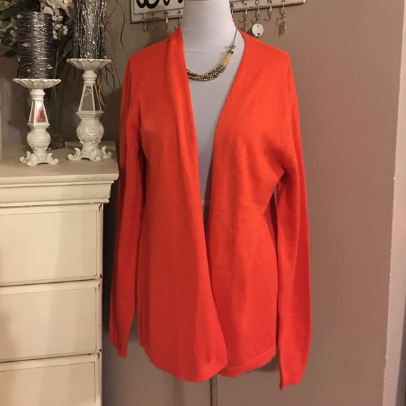 old navy orange sweater