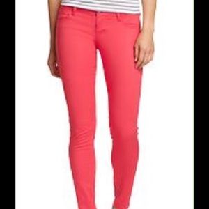 OldNavy Rock Star jeans coral color