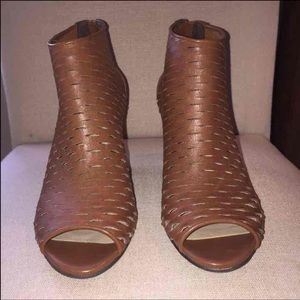 Tesori genuine leather heels/booties
