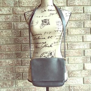 Vintage Coach Navy Blue Cross body Purse