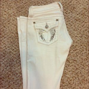 White Miss Me Jeans