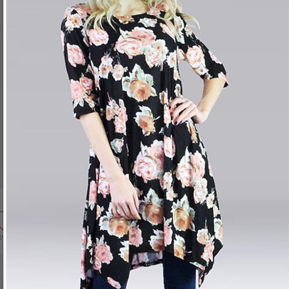 floral tunic last one