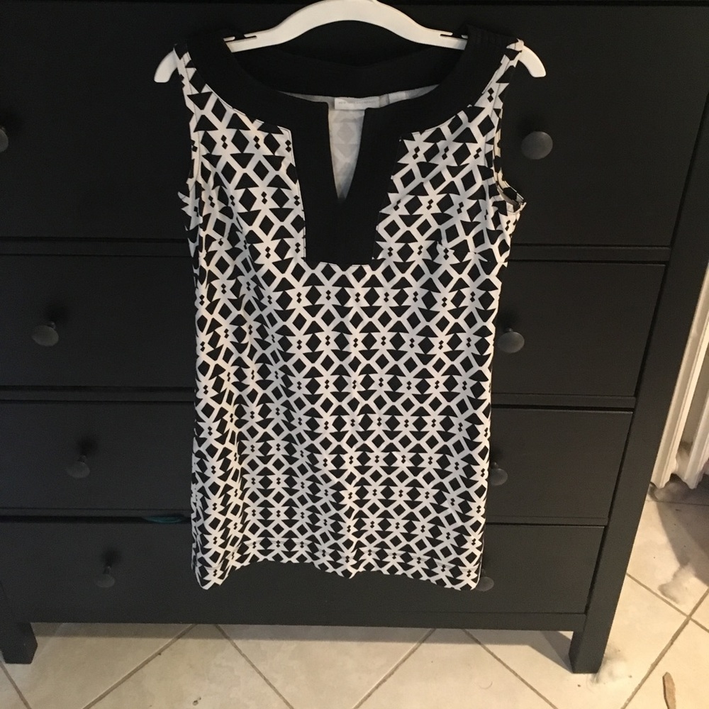 Black and white Shift Dress