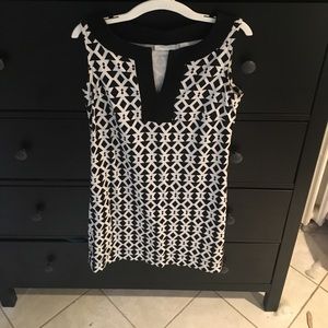 Black and white Shift Dress