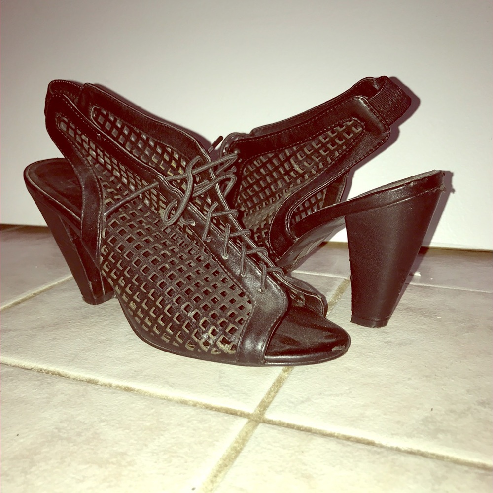 Forever 21 lace up sling back
