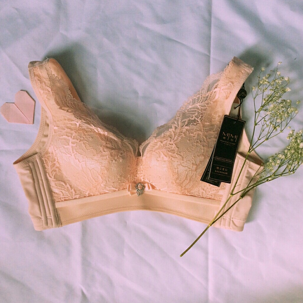 Peach bra