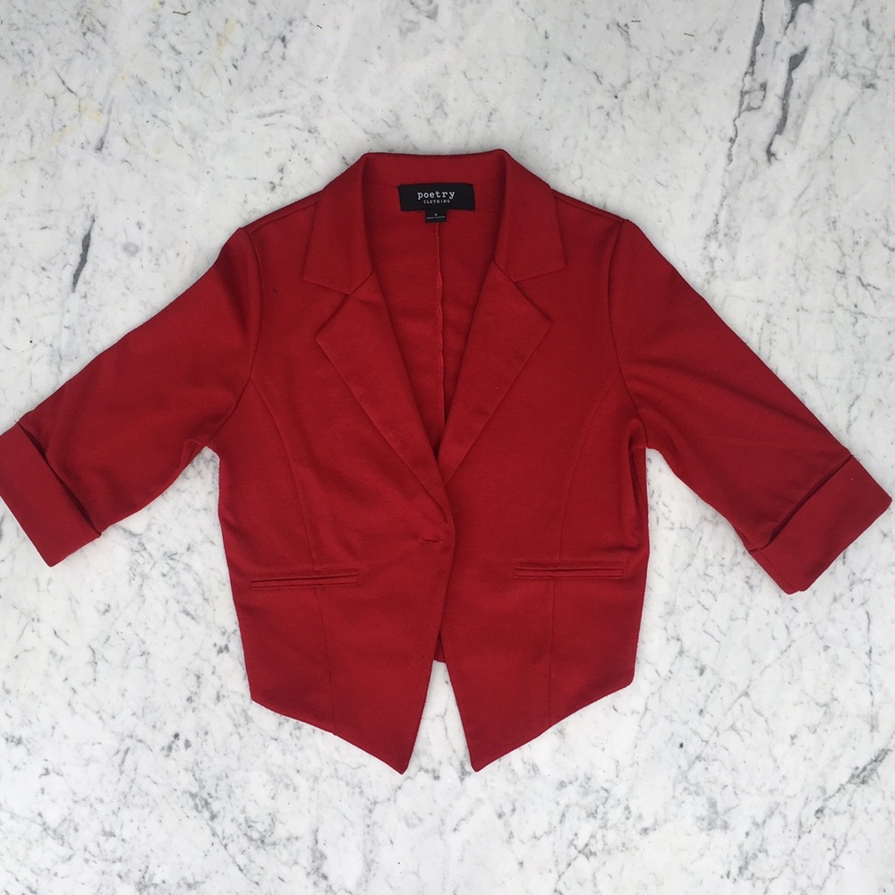 (S) Red Blazer