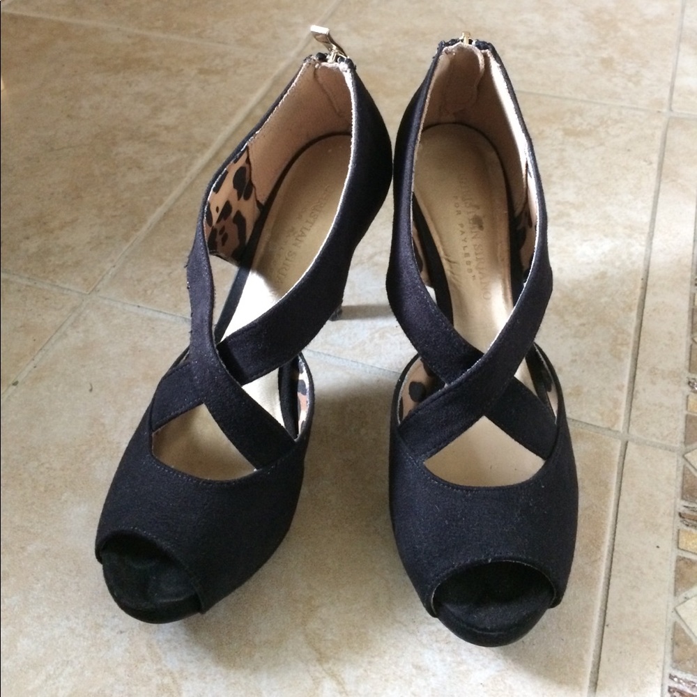 Black Suede Heels