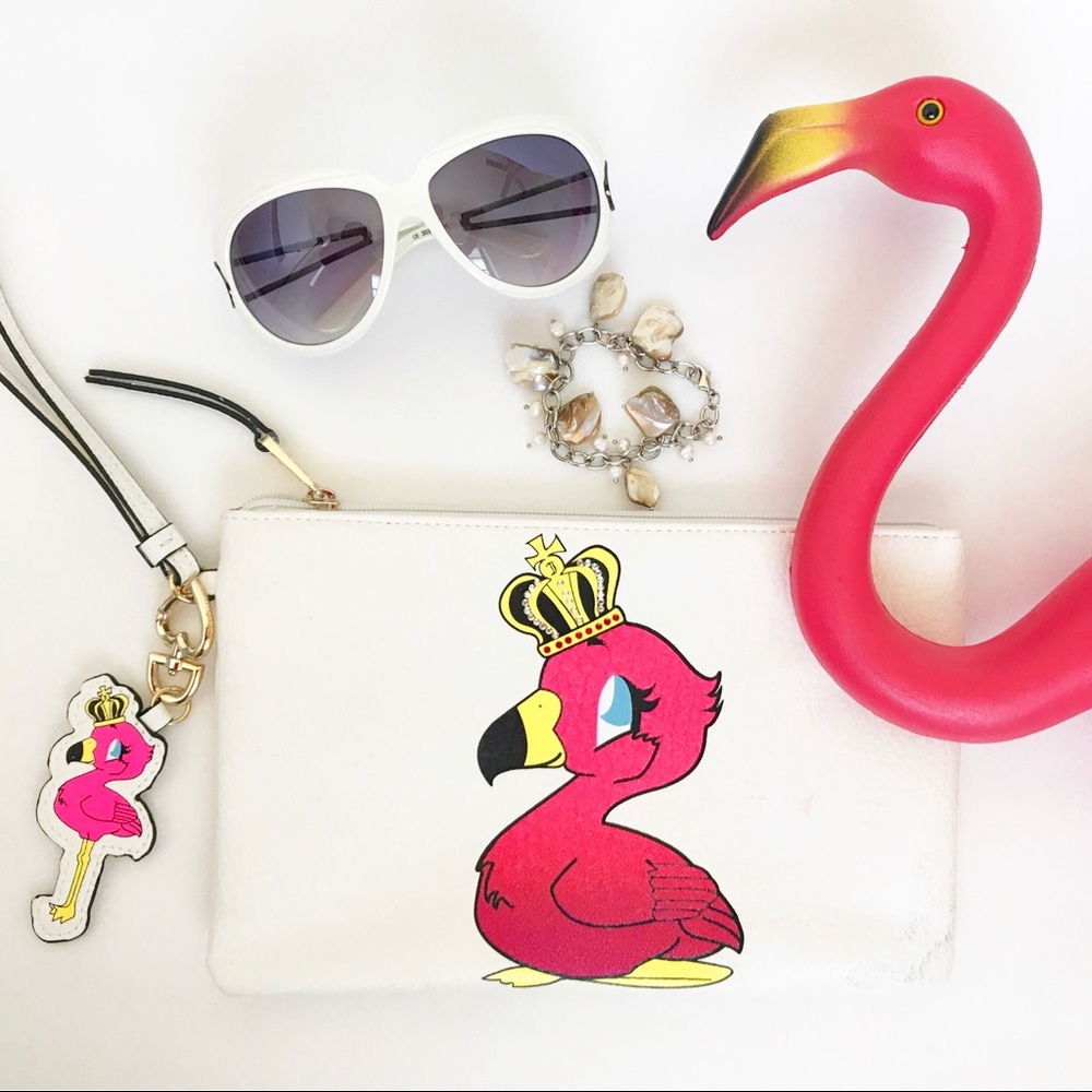 Flamingo Clutch bag