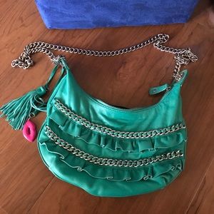 Betsey Johnson Cross-body Teal Bag