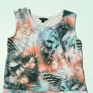 Rock and republic sleeveless colorful shirt
