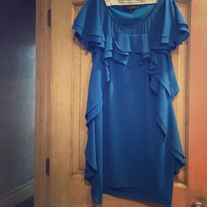 Royal blue cocktail dress