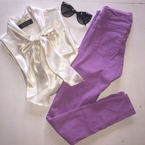 Flying Monkey Lavender Skinny Jeans