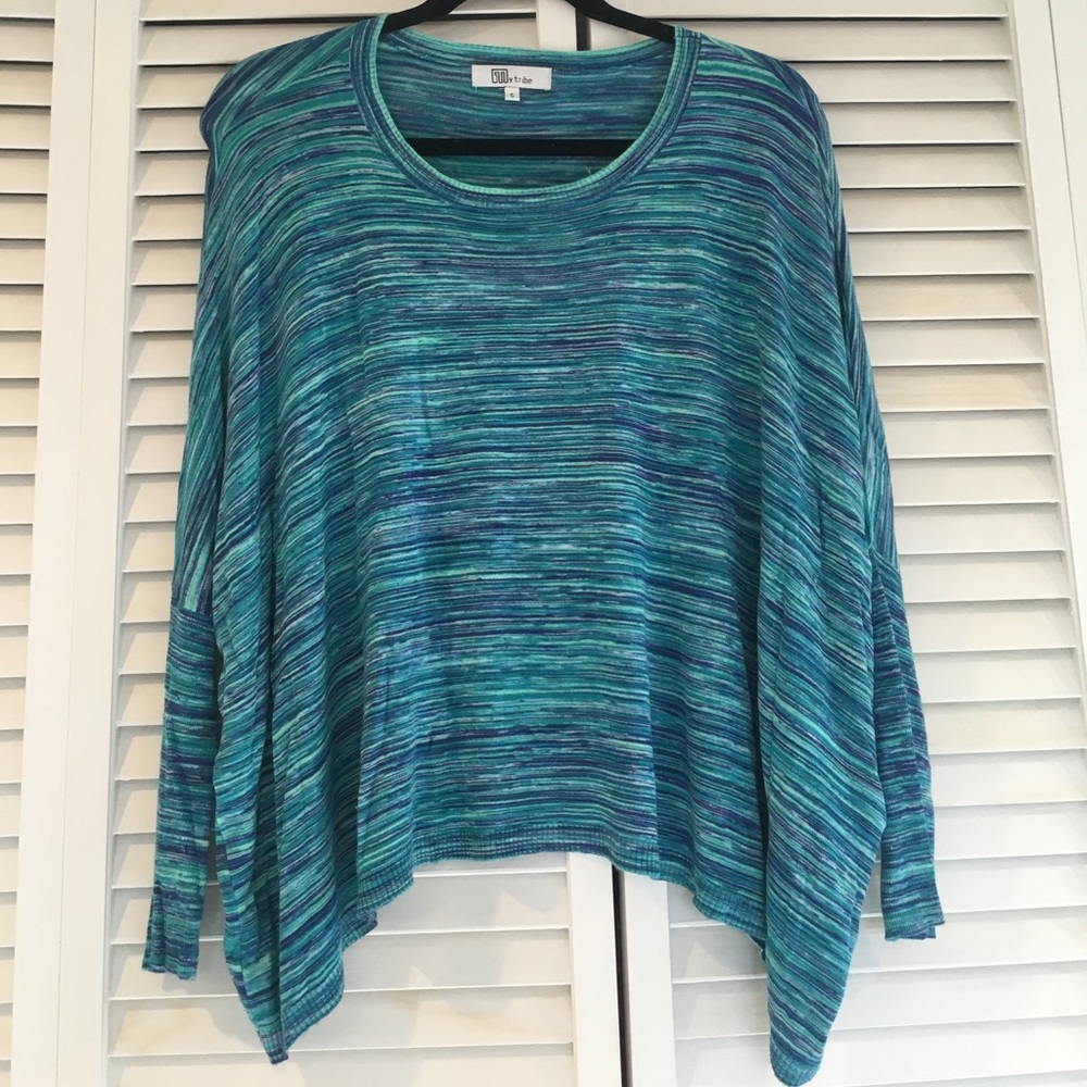 Turquoise stripe-y long sleeve
