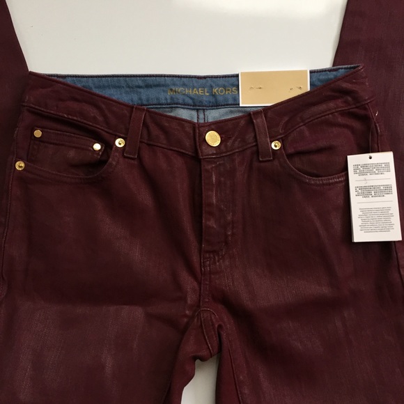 SOLD!🎉HP!!!🎉MK Merlot Izzy Mid-Rise Skinny Jeans - Picture 2 of 4
