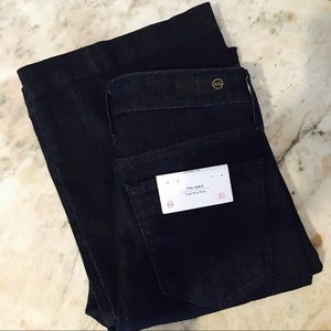 AG Jeans Janis High Rise Flare Dark Wash Jeans